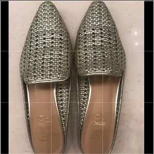 Franco Sarrto Gold Mules